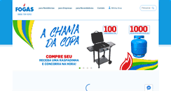 Desktop Screenshot of fogas.com.br