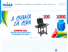 Tablet Screenshot of fogas.com.br